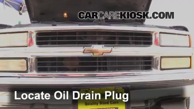 1999 Chevrolet K3500 LS 7.4L V8 Crew Cab Pickup (4 Door) Huile Changer l'huile et le filtre à huile